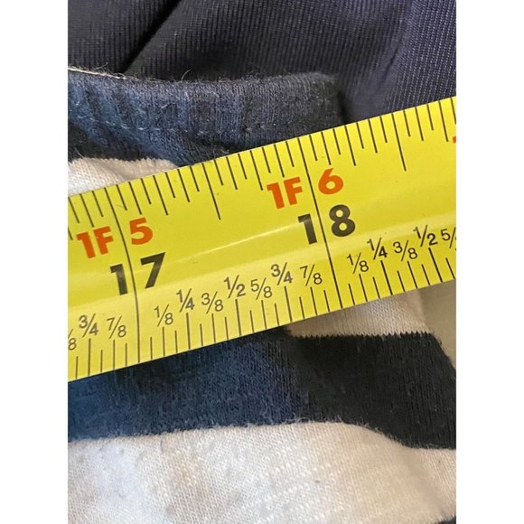 Tommy Bahama Blue White Striped Dress W Blue Chicos Cardigan Fits Like Medium - Picture 4 of 9